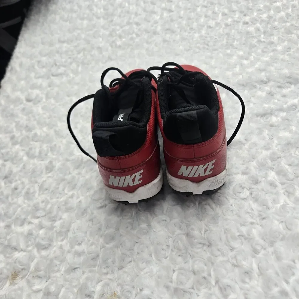 Nike Alpha Menace 4 Varsity Football Cleats, University Red, FN0027-600, Sz 10.5